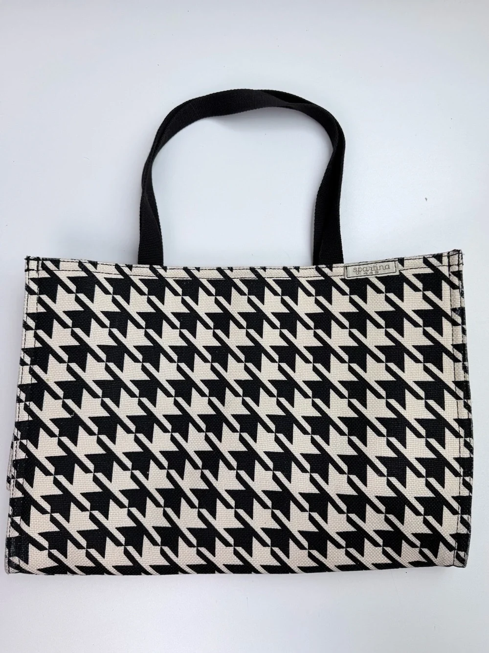 Rare Large Spartina 449 Houndstooth Print Tote Bag